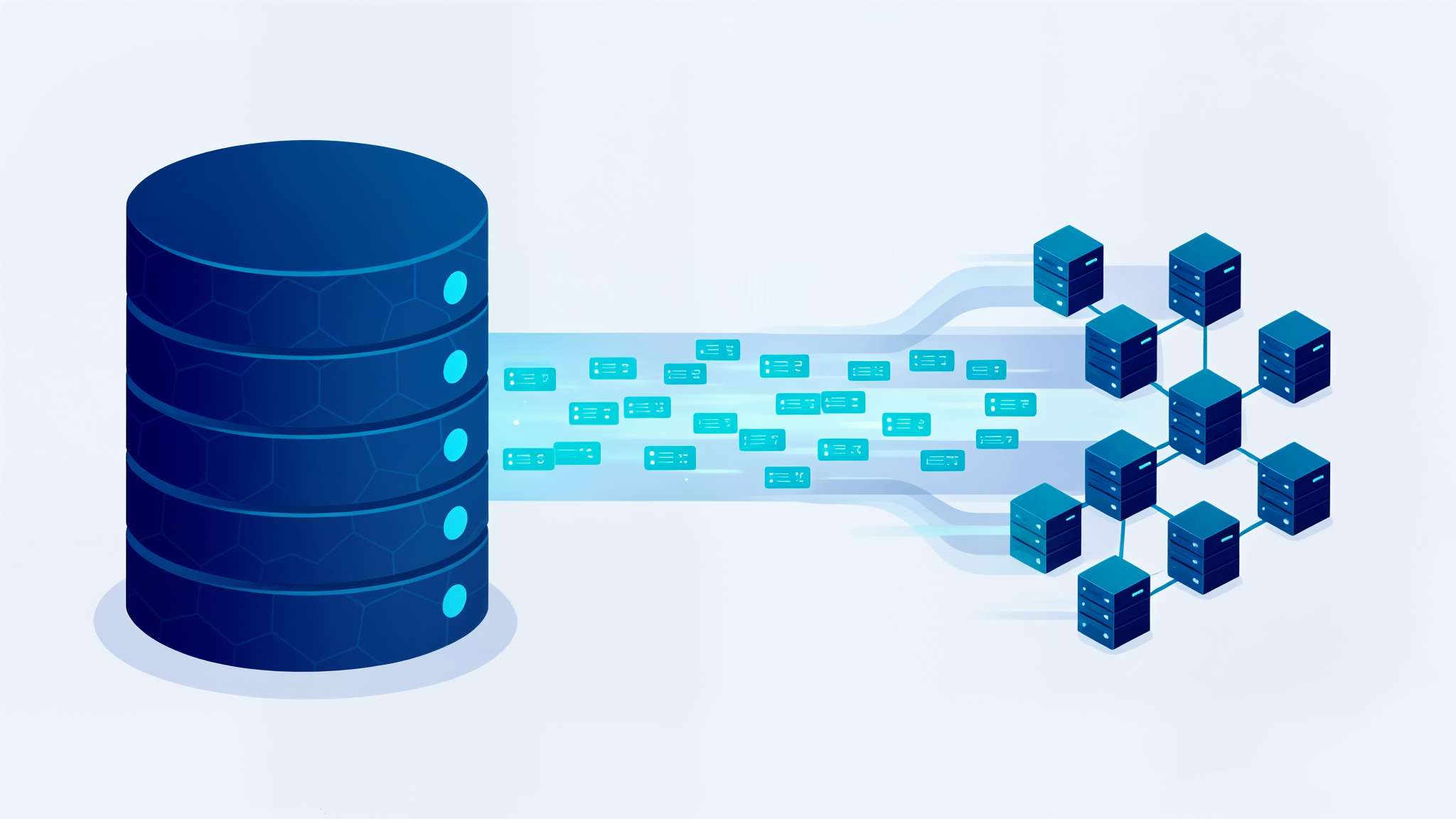 etcdからKubernetesクラスタへデータがストリーミングされる様子